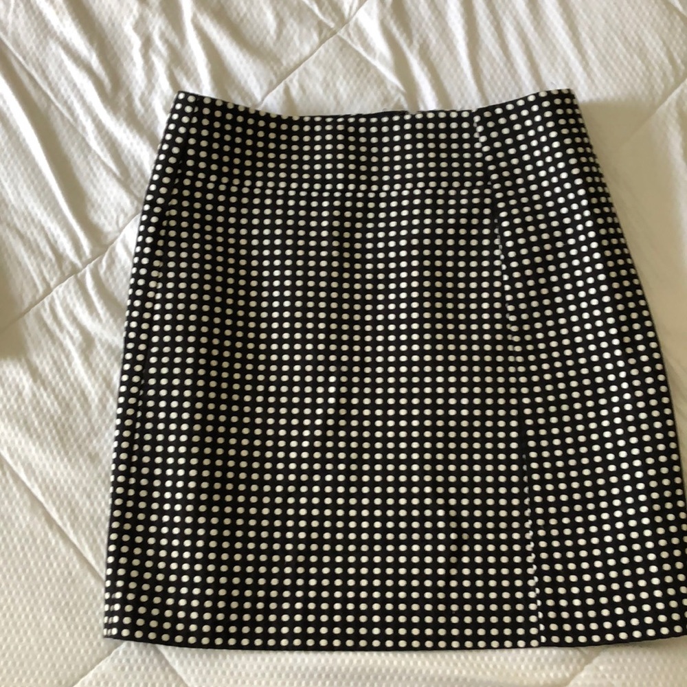 Polka dot pencil skirt